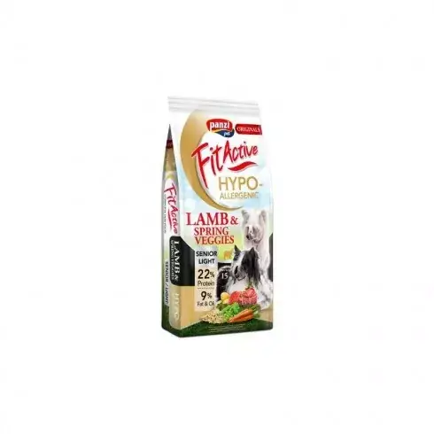Exkluzív ajánlat FitActive Originals Senior/Light Hypoallergenic Lamb & Spring Veggies 15kg