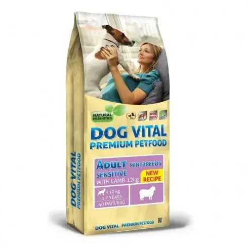 Vásárlói kedvenc Dog Vital Adult Sensitive Mini Breeds Lamb