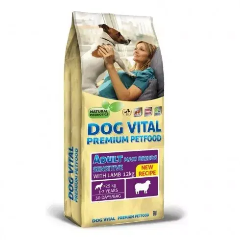 Különleges ajánlat Dog Vital Adult Sensitive Maxi Breeds Lamb