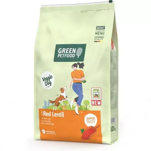 Green Petfood VeggieDog Red Lentil 10kg Bestseller