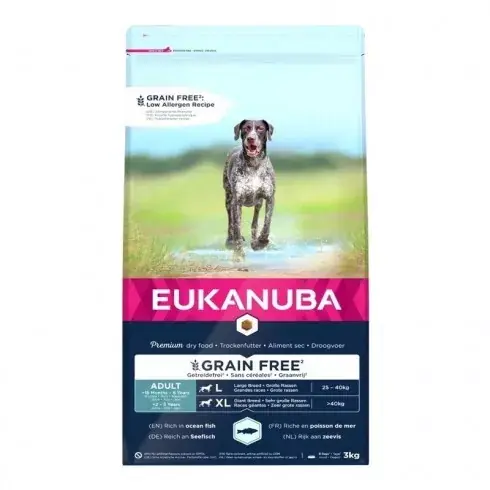 Eukanuba Adult Grain Free Large Ocean Fisch Nézd meg most