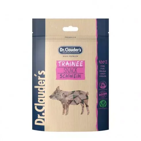 Dr.Clauders Dog Jutalomfalat Trainee Snack Sertéshús 80g Vásárlói kedvenc