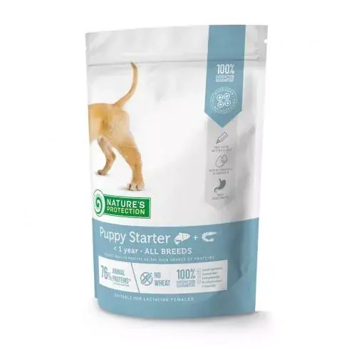 Ajánlat Natures Protection Dog Puppy Starter Salmon with krill 500g