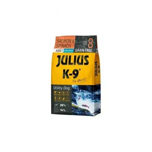 Julius K-9 Adult Salmon&Spinach (Ud9) 340G Olcsóbb