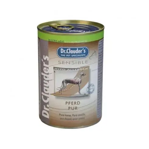 Kedvezményes ár Dr.Clauders Selected Meat Sensible Ló Pure lovas konzerv 400g