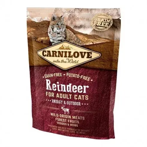 Szezonális akció Carnilove Cat Adult Reindeer Energy & Outdoor