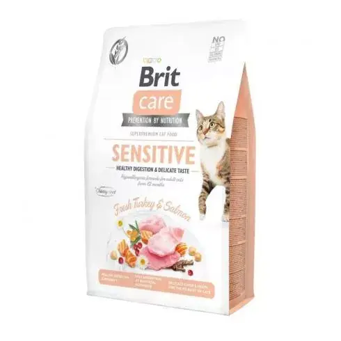 Biztonságos vásárlás Brit Care Cat Grain Free Sensitive macskatáp