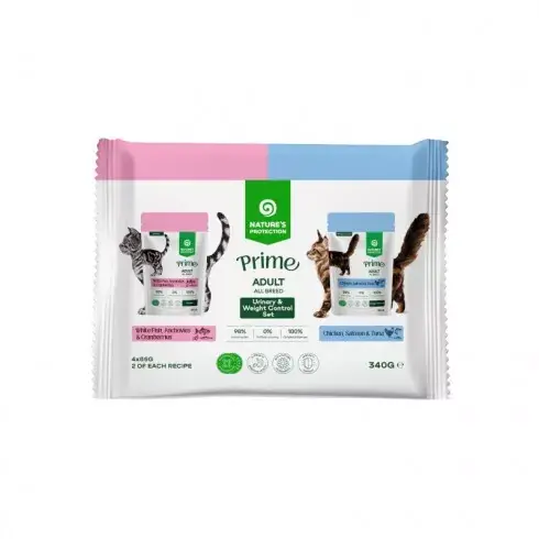 -Natures Protection Prime Alutasak Multipack Multiple Functions Adult Cat 4x85g Gyors szállítás