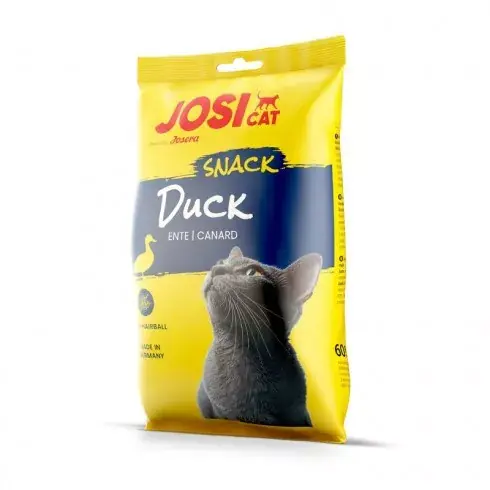Azonnal elérhető JosiCat Snack Duck jutalomfalat macskáknak, kacsa 60g