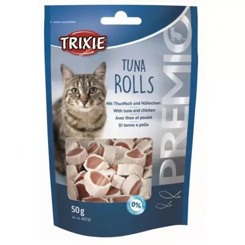 Trixie Jutalomfalat macskának Premio tonhal tekercs 50g Árcsökkenés
