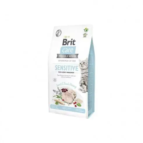 Brit Care Cat Grain-Free Insect Food Allergy Management Insect macskatáp 7kg Azonnali szállítás