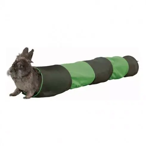 Ajánlat Trixie Játék Alagút, Törpe Nyúlnak o 18 × 130 cm, Türkíz/Zöld