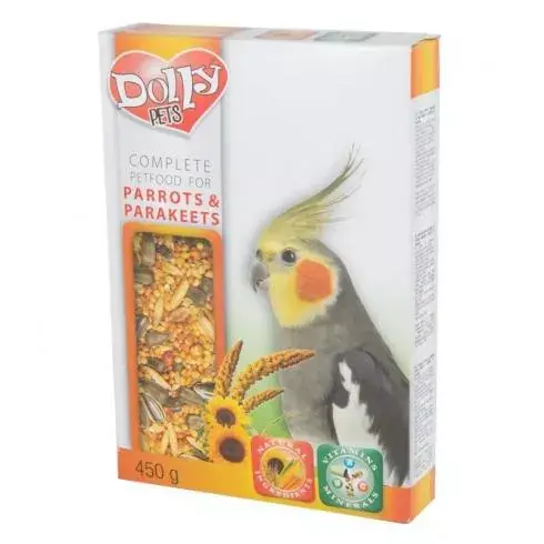 Dolly Mageleség Közepes És Nagypapagájoknak Dobozos 450g Olcsóbb