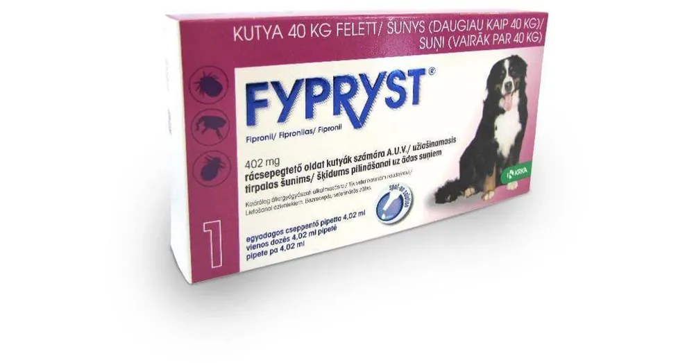 FYPRYST Spot On XL 40kg Feletti Kutyáknak 4.02ml 1x Alacsony ár