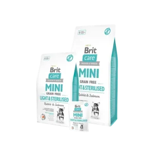Csak ma Brit Care Mini Light and Sterilised 2kg