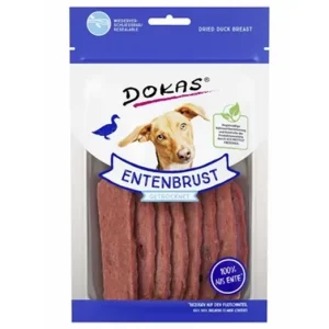 Ajánlat Dokas szárított kacsamell szeletek jutalomfalat kutyáknak 70g