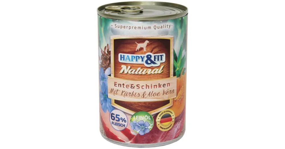 Happy&Fit Natural felnőtt, kacsa, sonka, sütőtök 800g Expressz kézbesítés