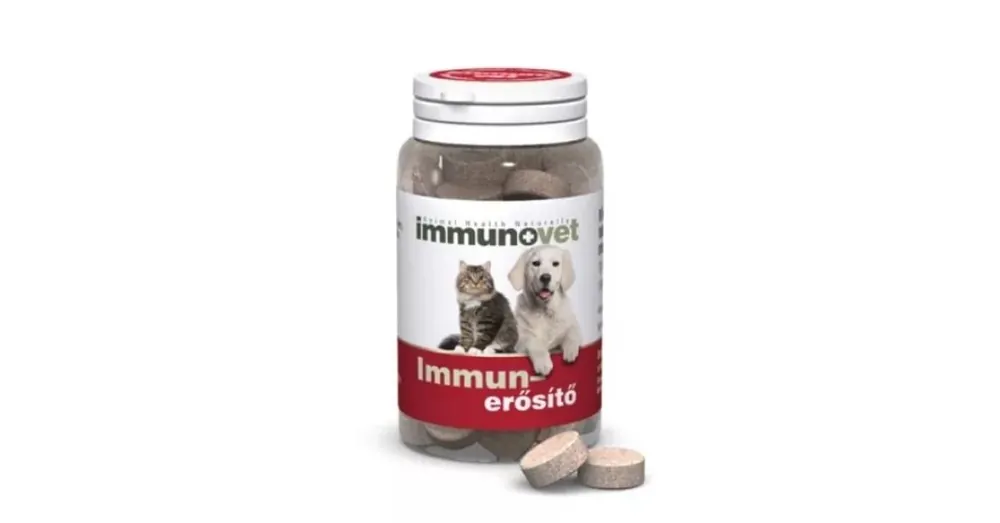 Expressz kézbesítés ImmunoVet Pets ízesített immunerősítő tabletta 60 db