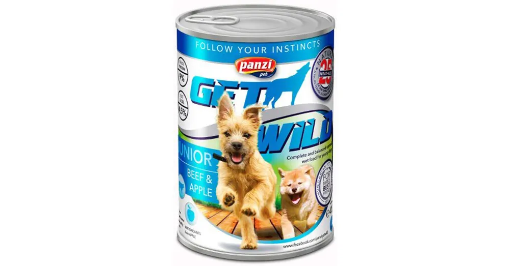 Panzi GetWild Dog Junior Beef & Apple konzerv 415g Ne maradj le