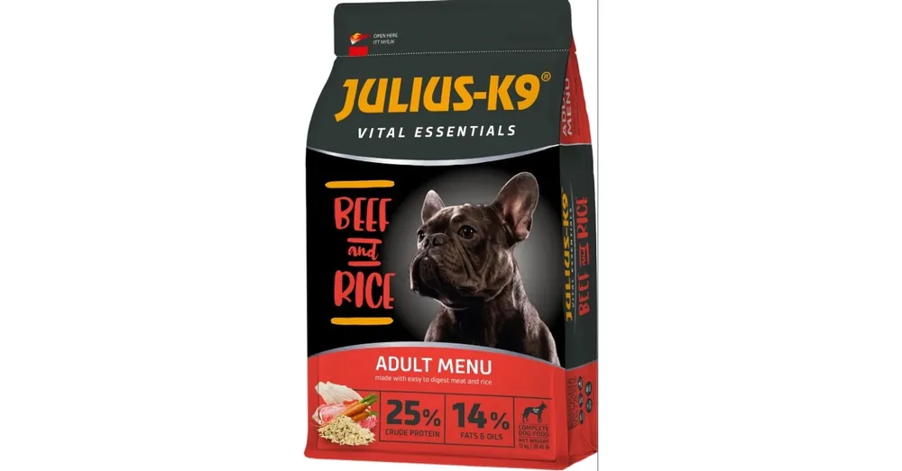 JULIUS-K9 Vital Essentials ADULT BEEF&Rice 3kg Legkelendőbb