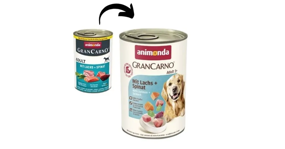 Animonda GranCarno Adult (lazac + spenót) 400g Akciós ár