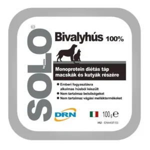Gyors szállítás Solo Húspástétom Bivalyhús 100 g