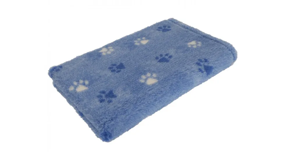 Vetbed Csúszásmentes, Ízületkímélő Kutyafekhely Világoskék, 2 féle tappancs mintával 75x50 cm Szuper ajánlat
