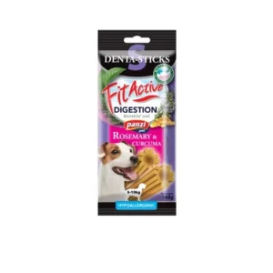 Utolsó esély Panzi FitActive Denta-Sticks Hypoallergenic Digestion "S" - jutalomfalat kutyák részére 140g