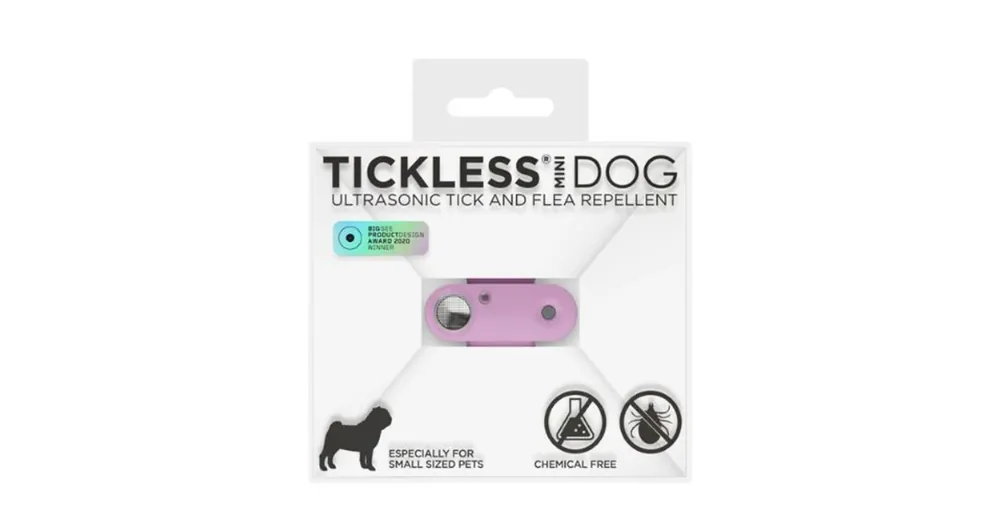 Tickless Mini Kullancs- és Bolhariasztó Kis testű kutyák számára Lila Népszerű