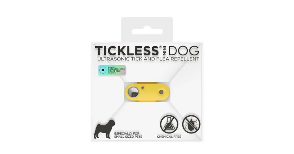 Tickless Mini Kullancs- és Bolhariasztó Kis testű kutyák számára Sárga Olcsóbb
