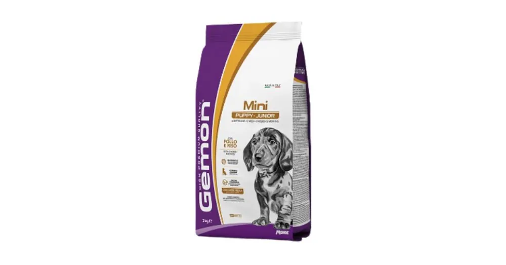 Olcsó Gemon Mini Puppy & Junior csirke-rizs 3 kg kutyatáp