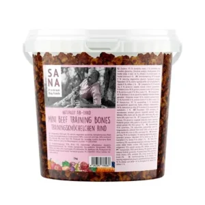 Exkluzív ajánlat SANAdog Mini Marhás Tréning jutalomfalat 1kg