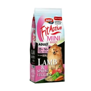 Panzi FitActive ORIGINALS Mini Adult Active Hypoallergenic Lamb&Spring Veggies 800g Rendeld meg most