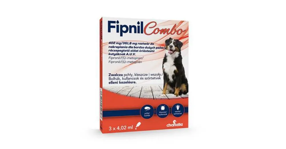 Fipnil Combo Spot On Giant XL Dog 40-60kg 3x4,02ml Szuper ajánlat