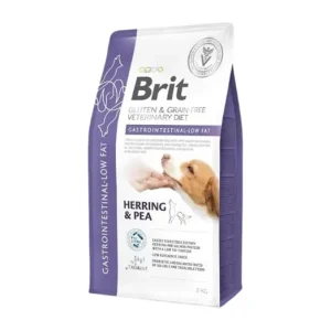 Brit Veterinary Diets Dog GF Gastrointestinal-Low Fat 2kg Csak ma