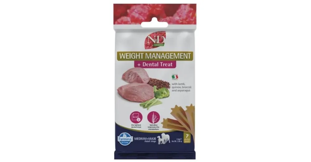 N&D Quinoa Dog Jutalomfalat Weight Management Lamb Adult Med&max 100g Különleges ajánlat