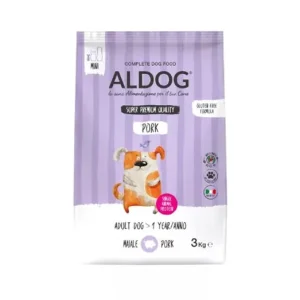 Akciós ár Aldog Adult Mini Pork 3 kg kutyatáp