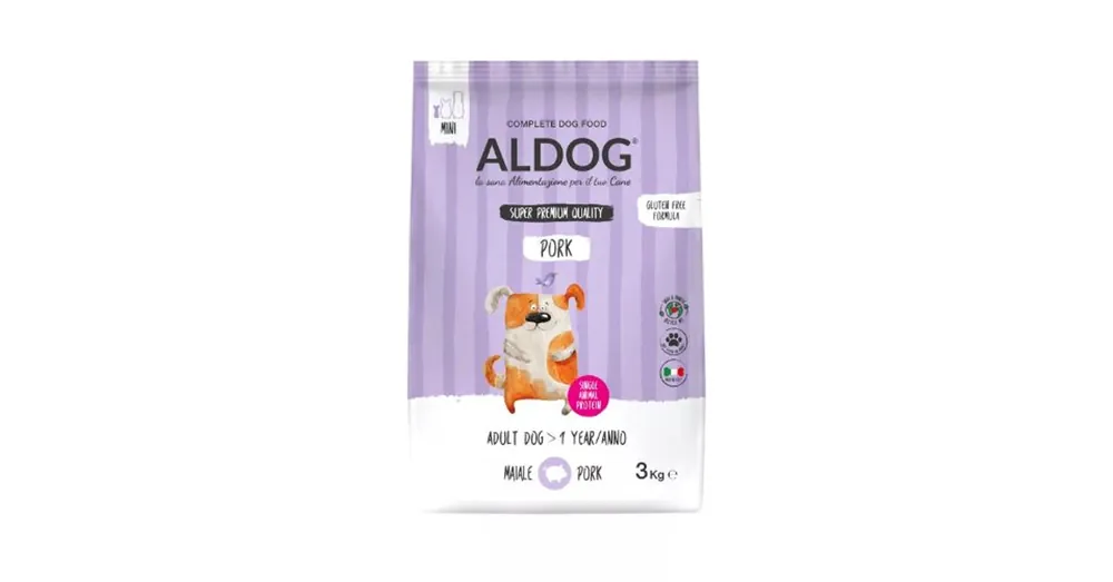 Akciós ár Aldog Adult Mini Pork 3 kg kutyatáp