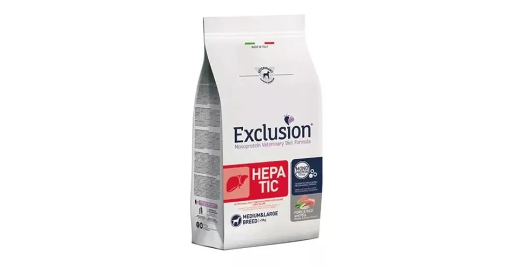 Exclusion Hepatic Pork & Rice Medium & Large 12kg Árengedmény