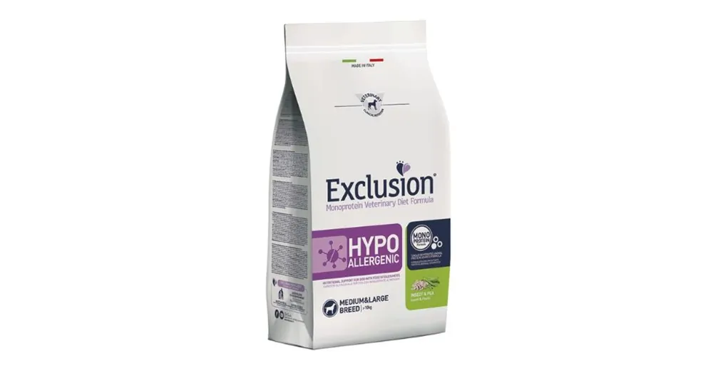 Exclusion Hypoallergenic Insect & Pea Medium & Large 2kg Outlet