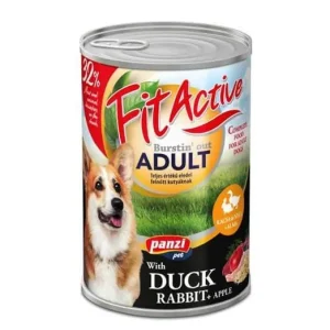 Panzi FitActive Adult Dog Konzerv kacsa és nyúl 1240gr Alacsony ár