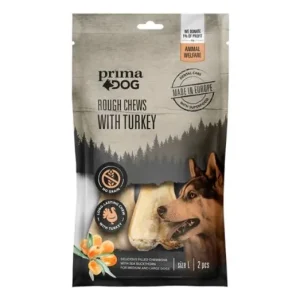 Gyors szállítás PrimaDog kutya fogtisztító S gyógynövényekkel 12cm, 100g