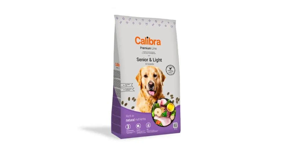 Vedd meg most Calibra Dog Premium Line Senior & Light kutyatáp 3 kg