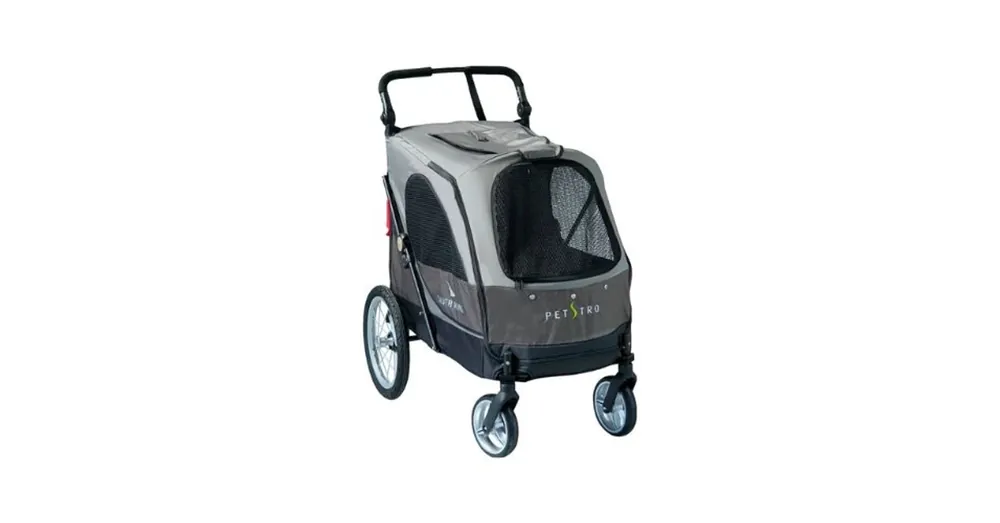 Petstro Silverwing kutyakocsi, XL méret, 55 kg-ig - Barna / Sötétszürke Biztonságos fizetés