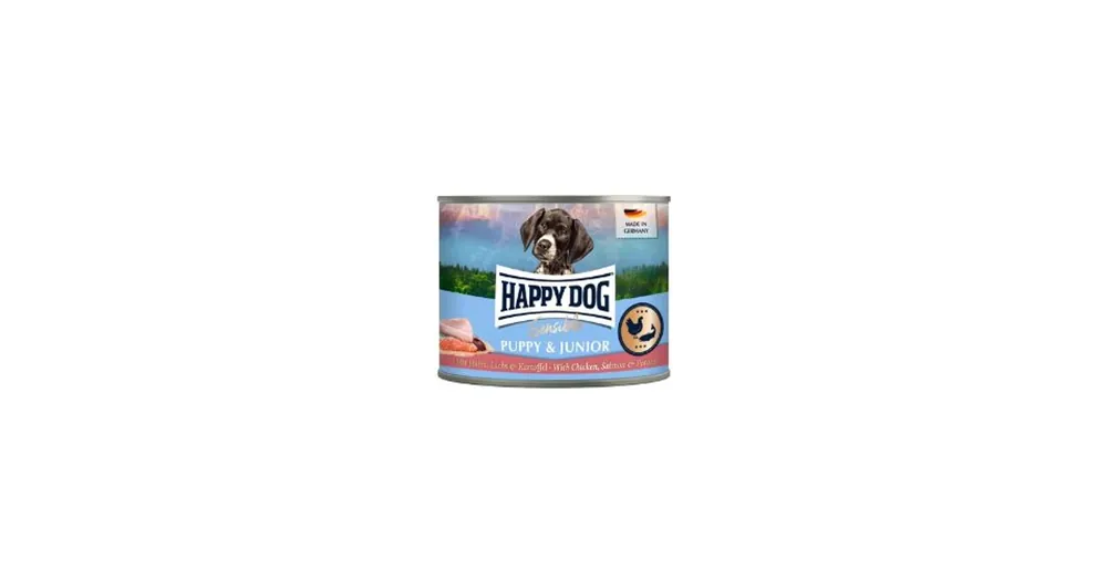 Legjobb ár Happy Dog Puppy Junior (Lazac) konzerv 200g