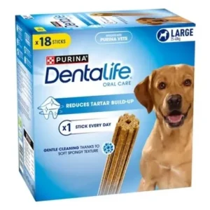 Akciós ár Dentalife Large kutya jutalomfalat multipack 636g 18db