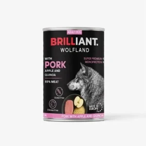 Vedd meg online Brilliant Wolfland sertés almával és quinoaval 400g