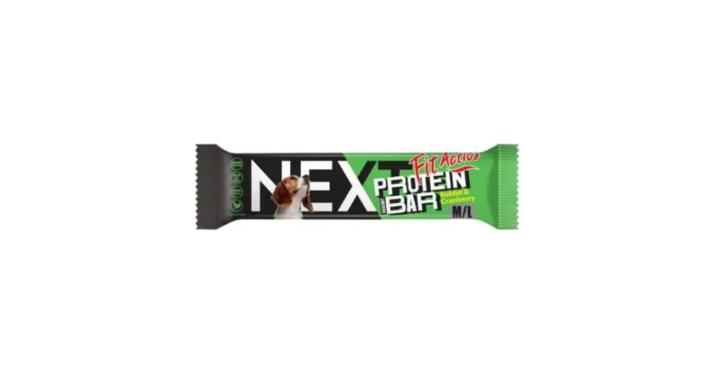 Outlet Panzi FitActiveNEXT Protein dessert Bar 55g Rabbit&Cranberry (nyúl&vörösáfonya)