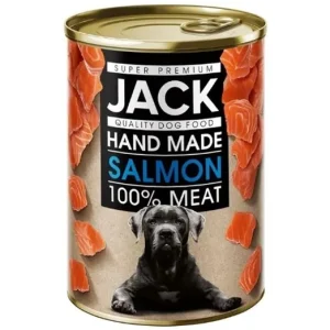 Jack super premium kutya konzerv lazac 400g Gyors kiszállítás