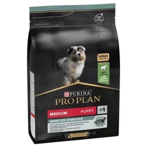 Expressz szállítás Purina Pro Plan Medium Puppy Sensitive Digestion bárányban gazdag száraz kutyaeledel 12 kg
